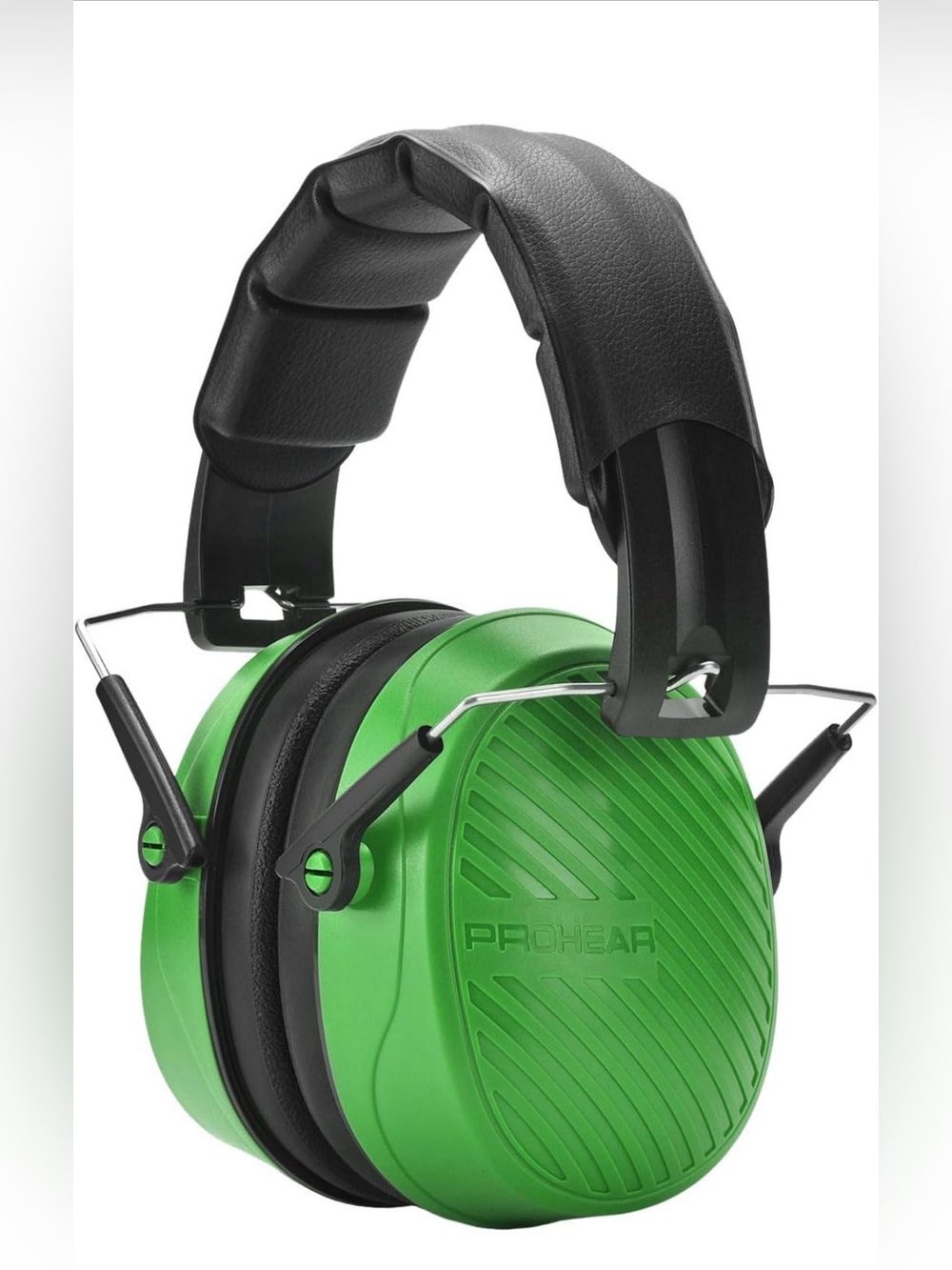2-Pack PROHEAR 038 Ear Protection Safety Earmuffs, Green